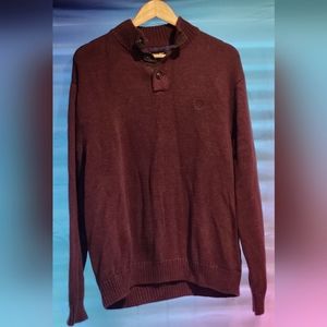 Chaps men's sweater burgundy size XL